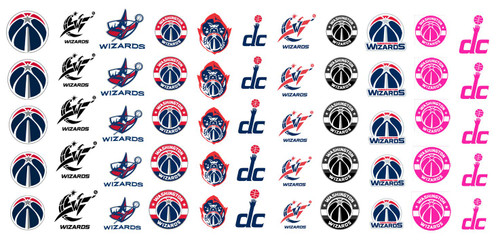 Washington Basketball Waterslide Nail Art Decals - Salon Quality
