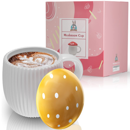 Yellow Mushroom Mug With Lid - Mushroom Cup Mushroom Decor Mushroom Coffee Mug Mushroom Gifts for Women Cute Mugs Mushroom Stuff Amanita Muscaria Toadstool Mushroom Coffee Cup Mushroom Things Novelty Yellow Mushroom Mug With Lid - Mushroom Cup Mushroom Decor Mushroom Coffee Mug Mushroom Gifts for Women Cute Mugs Mushroom Stuff Amanita Muscaria Toadstool Mushroom Coffee Cup Mushroom Things Novelty