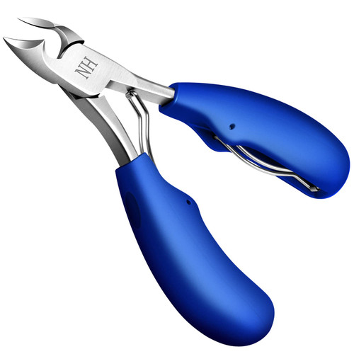 Toenail Clippers for Thick Nails: Podiatrist Toe Nail Clippers Professional Seniors Pedicure Ingrown Toenail Cutter for Men with Stainless Steel Sharp Curved Blade (Blue) Toenail Clippers for Thick Nails: Podiatrist Toe Nail Clippers Professional Seniors Pedicure Ingrown Toenail Cutter for Men with Stainless Steel Sharp Curved Blade (Blue)