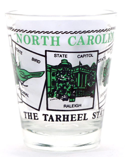North Carolina Scenery Green Classic Design Shot Glass