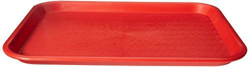 Winco Fast Food Tray, 10 by 14-Inch, Red by Winco