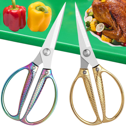 Kitchen Scissors 2 Pack,ANDONG Kitchen Shears Heavy Duty Poultry Shears Meat Scissors,Stainless Steel All Purpose Ultra Sharp Utility Scissors Dishwasher Safe,Cooking Scissors For Food,Fish,Turkey Kitchen Scissors 2 Pack,ANDONG Kitchen Shears Heavy Duty Poultry Shears Meat Scissors,Stainless Steel All Purpose Ultra Sharp Utility Scissors Dishwasher Safe,Cooking Scissors For Food,Fish,Turkey