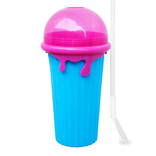 Magic Slushy Maker Squeeze Cup, Squeeze Cooling Cup Double Layer Silicon Slushie Cup for Travel Portable Magic Slushie, Homemade Slushie Maker Cup for Kids and Family Magic Slushy Maker Squeeze Cup, Squeeze Cooling Cup Double Layer Silicon Slushie Cup for Travel Portable Magic Slushie, Homemade Slushie Maker Cup for Kids and Family