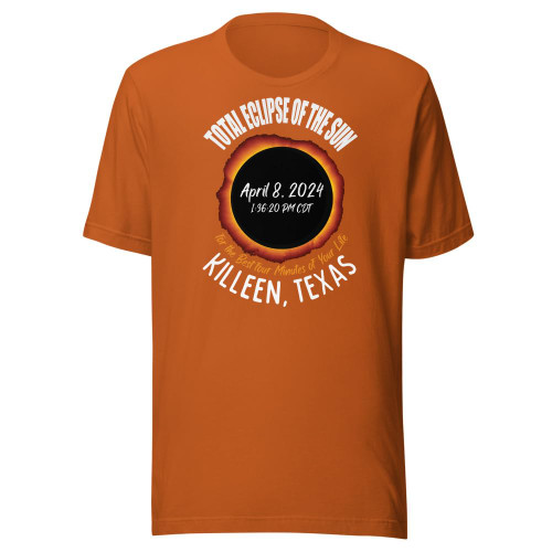 Total Solar Eclipse T-Shirt Killeen, Texas April 8, 2024