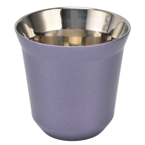 Double Wall Layer Coffee Cup, Heat Insulation Stainless Steel Coffee Mug Purple Heat Insulation Water Wide Mouth Cup for Beer,Cocktails, Coffee, Tea,Smoothies (80ml), Double Wall Layer Coffee Cup Double Wall Layer Coffee Cup, Heat Insulation Stainless Steel Coffee Mug Purple Heat Insulation Water Wide Mouth Cup for Beer,Cocktails, Coffee, Tea,Smoothies (80ml), Double Wall Layer Coffee Cup