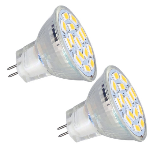 2Pcs Light Bulb, 3W LED MR11 Light Bulbs, 12v Halogen Replacement, GU4 Bi Pin Base, Soft White 3000K, Ceramic Base Bulb for Bedroom Living Room(White Light), 2Pcs Light Bulb, 3W LED MR11 Light Bu