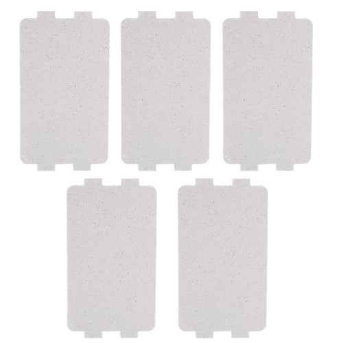Microwave Oven Mica Plate, 5pcs Waveguide Cover Universal Microwave Oven Mica Plate Sheet Repairing Parts for Home Kitchen Office Restaurant Microwave Replacement Accessory, Microwave Oven Mica P