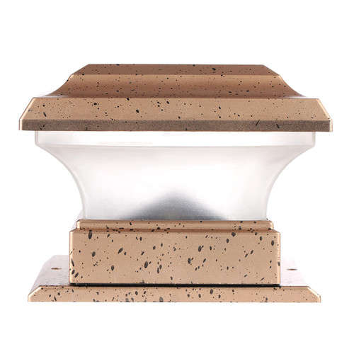 Solar Post Cap Lights, Sun Power Fence Deck Post Lights, Waterproof Outdoor Garden Landscape Yard Pillar Lamp Warm Light for Courtyard, Outer Wall, Garden, Deck, Driveway, Solar Post Cap Lights,