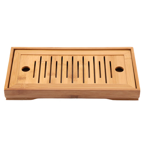 Bamboo Tea Tray,Mini Bamboo Chinese Kung Fu Tea Table Serving, Serving Tray Box Reservoir & Drainage Type for Teahouse Home Office, Bamboo Tea Tray,Mini Bamboo Chinese Kung Fu Tea Takung fu Tea s