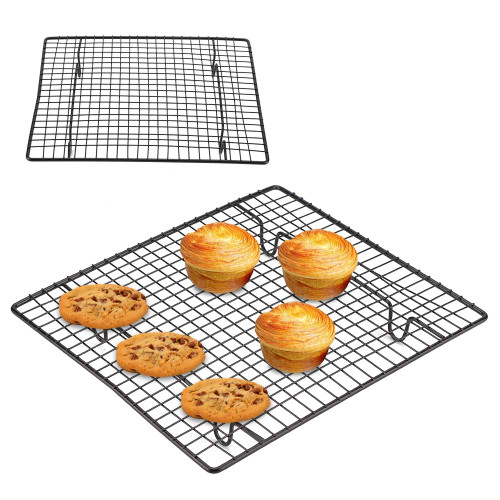 Stainless Steel Cooling and Baking Rack,Cooling Rack, Nonstick Cooking Grill Tray, Cake Cooling Wire Roasting Rack for Biscuit Pizza Bread Cake Baking, Easy To Clean