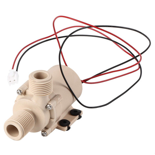 plplaaoo Hot Water Pump,12v Water Pump,Recirculating Pump for Water Heater,Dc Water Pump,Quiet Solar Brushless Motor Water Circulation Pump Hot Submersible Pump DC 12V