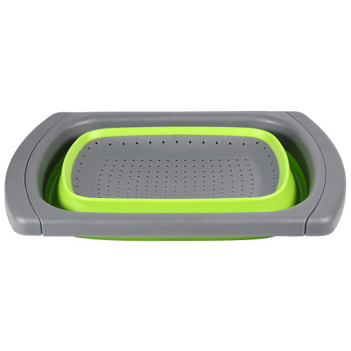 Over The Sink Colander Strainer Basket,Strainer,Collapsible Strainers and Colanders Home Essentials,Drain Basket with Extendable Handles,for Pasta,Veggies and Fruits