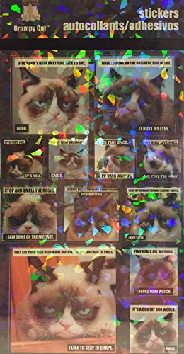 Grumpy Cat Stickers - 4 Sheets