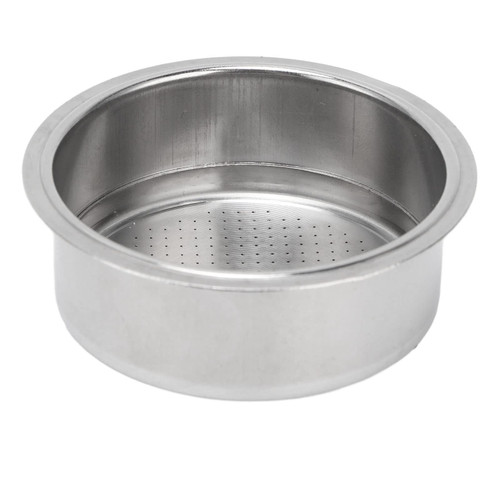 Coffee Machine Filter,Coffee Filter,Stainless Steel 2 Cup Pressurized Filter Basket Strainer,Lightweight Reusable Coffee Machine Filter Basket Replacement Accessories