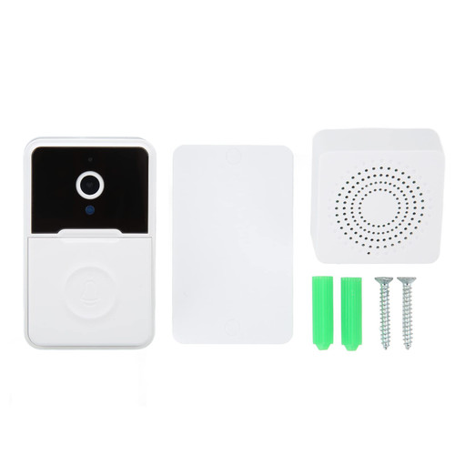 Video Doorbell System,Video Doorbell,Wireless Doorbell Camera, WiFi Video Doorbell Camera, Smart Video Doorbell Wireless Two Way Audio Remote Video Call IR Night Vision for Home Security