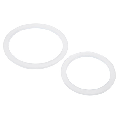 PATIKIL 70mm Regular and 86mm Wide Mouth Silicone Sealing Rings Set, 1Set/40Pack Reusable Leak-Proof Gaskets for Mason Jar Lids, Translucent
