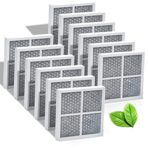 12 Pack Replacement Refrigerator Air Filter for LG LT120F and Kenmore Elite 46-9918, 469918, 9918, ADQ73334008 Carbon Activated Air Filter
