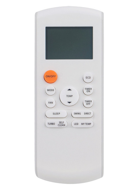 RG57A7/BGEF Replace AC Remote Control Compatible with Midea MrCool Pioneer Air Conditioner RG57A6/BGEFU1 RG57D/BGE RG57B/BGE RG57B2/BGE RG57/BGE RG57A/BGE CR166-RG57A6EU-6