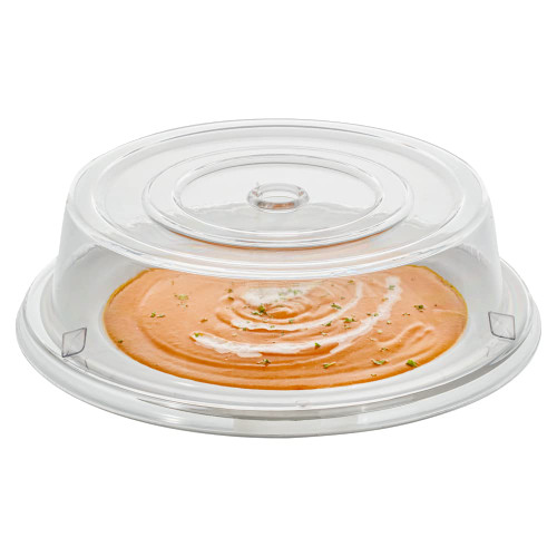 Restaurantware Cater Tek Clear Polycarbonate Plate Cover - 10 1/4", 1 X 1 BX, Clear, 1 count box