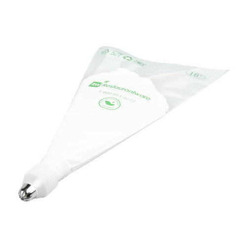 Restaurantware Pastry Tek Piping Tip, 1 Open Star Decorating Tip - #1M, Dent-Resistant, Stainless Steel Icing Tip, Dishwasher-Safe, Decorate Cupcakes, Cakes, or Cookies