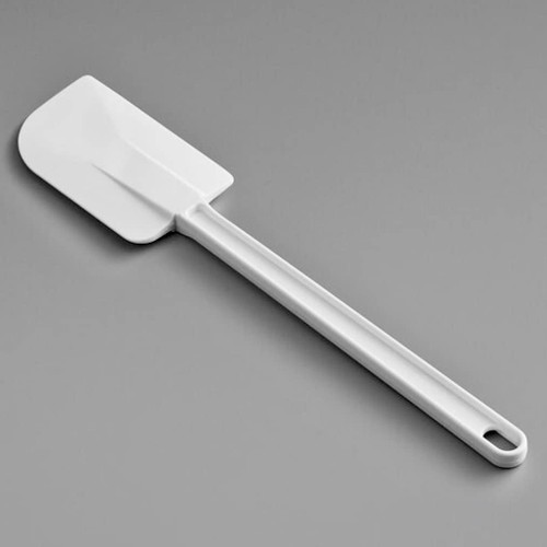 14" White Spatula, Non-Stick Silicone Scraper, Commercial Rubber Kitchen Scraper Spatulas for Cooking, Baking, Mixing by Tezzorio 14" White Spatula, Non-Stick Silicone Scraper, Commercial Rubber Kitchen Scraper Spatulas for Cooking, Baking, Mixing by Tezzorio