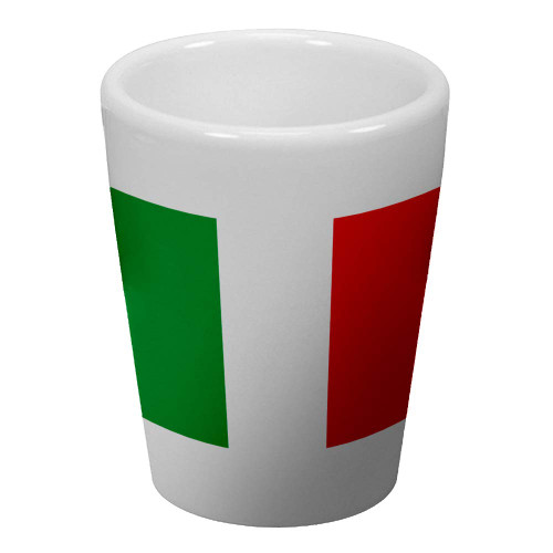 Express It Best Shot Glass - Flag of Italy (Italian)