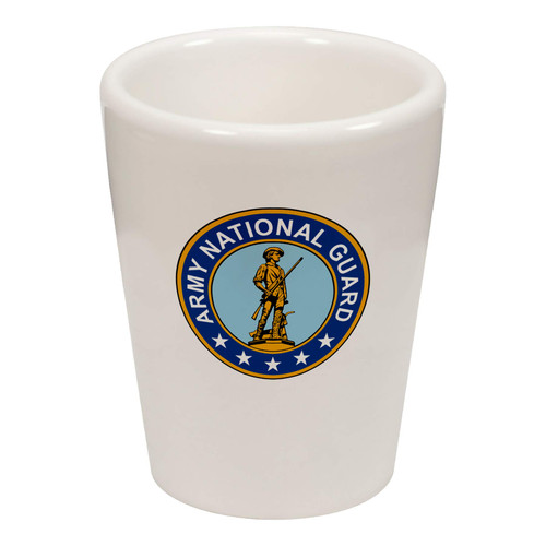 Express It Best Shot Glass -US Army National Guard, seal