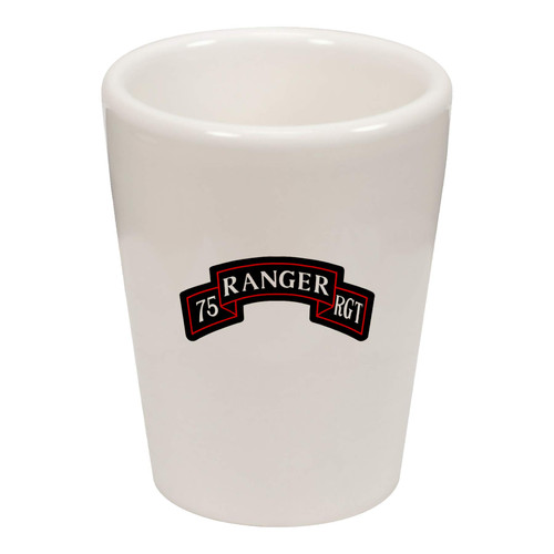 Express It Best Shot Glass -US Army 75th Ranger Regiment (Airborne), Shldr Sleeve