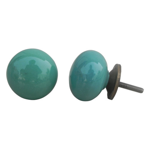 Indian Shelf 2 Pack Western Knobs|Solid Door Knobs Kitchen Cabinets|Cute Knobs for Dresser Drawers Green|Nursery Knobs for Dresser Ceramic|Vintage Drawer Pulls & Knobs|Drawer Pulls Vintage
