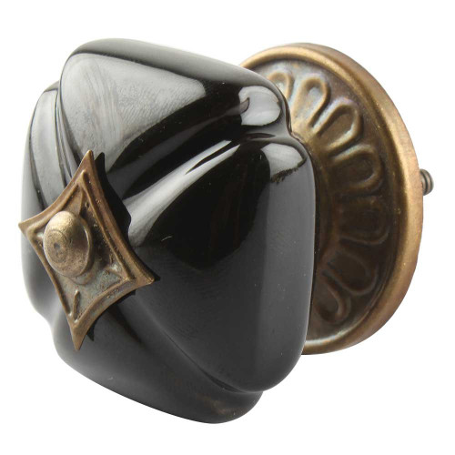 Indian Shelf 4 Pieces Dresser Knobs | Solid Door Knob Pull | Black Cabinets Pulls | Ceramic Kitchen Knob | Modern Cabinet Knobs | Dresser Drawer Knobs