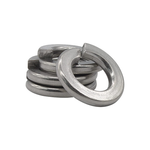 Rierdge 5/16 Split Lock Washer 304 Stainless Steel Spring Lock Washer Elastic Gasket, 100PCS