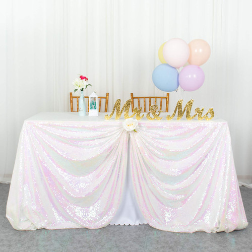 Square Tablecloth 72x72-Inch Sequin Tablecloth Overlay Iridescent White Table Cover Sequined Table Cloths for Wedding White Tablecloth Linen Square Table Overlay for Cocktail/Cake/Dessert Table Square Tablecloth 72x72-Inch Sequin Tablecloth Overlay Iridescent White Table Cover Sequined Table Cloths for Wedding White Tablecloth Linen Square Table Overlay for Cocktail/Cake/Dessert Table