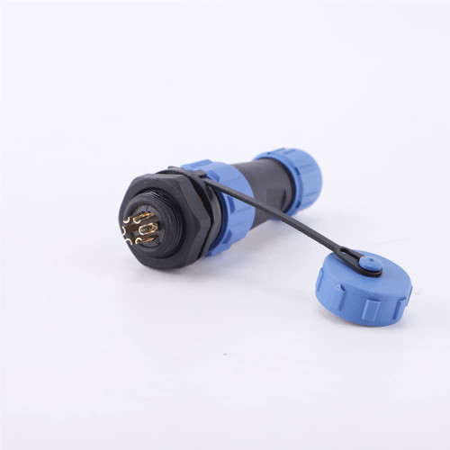 FOWIUNYE SP13 6 Pin Aviation Connector, Male Plug Female Socket Waterproof Connector Industrial Panel Mount Adapter 5A 125V Extension Cable Wire Outdoor IP68 Connectors