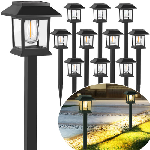 Solar Lights for Outside,10 Pack Waterproof Solar Garden Lights, Auto On/Off Solar Pathway Lights for Your Garden, Landscape, Path, Yard, Patio, Driveway,Walkway Decor Solar Lights for Outside,10 Pack Waterproof Solar Garden Lights, Auto On/Off Solar Pathway Lights for Your Garden, Landscape, Path, Yard, Patio, Driveway,Walkway Decor