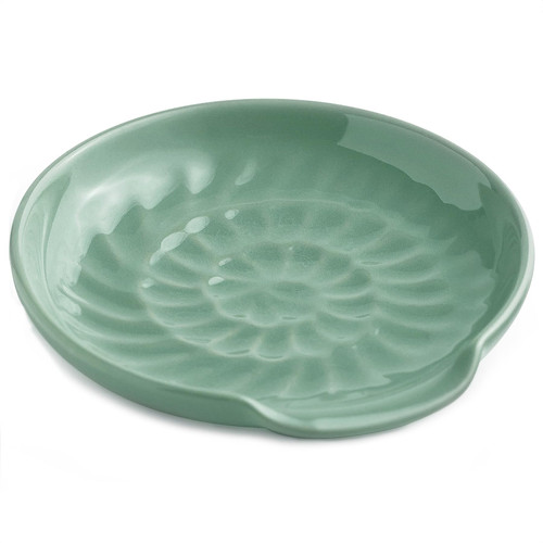 Ceramic Spoon Rest Spoon Holder with Drip Tray for Multiple Utensils, Cooking&Large Spoon Holder for Stove Top, Modern Farmhouse Kitchen Decor Utensil Holder for Spoons, Ladles, Tongs&Spatula Green Ceramic Spoon Rest Spoon Holder with Drip Tray for Multiple Utensils, Cooking&Large Spoon Holder for Stove Top, Modern Farmhouse Kitchen Decor Utensil Holder for Spoons, Ladles, Tongs&Spatula Green