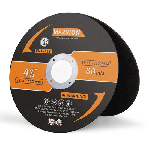 55 Pcs Mazwon Cut Off Wheels 4 1/2 Inch Ultra Thin Cutting Wheel,4.5"x0.46"x7/8" Cutting Discs,Metal & Stainless Steel Aggressive Cutting Wheel for Angle Grinder