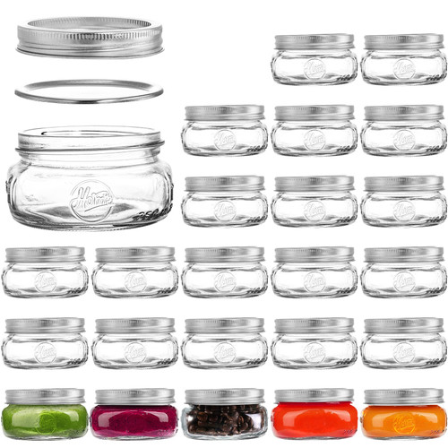 Tebery 6 Pack Home Glass Mason Jars with Airtight Lids and Bands, 16Oz Regular Mouth Canning Jar for Fermenting, Pickling, Meal Prep, Overnight Oats, Jam, Jelly Tebery 6 Pack Home Glass Mason Jars with Airtight Lids and Bands, 16Oz Regular Mouth Canning Jar for Fermenting, Pickling, Meal Prep, Overnight Oats, Jam, Jelly