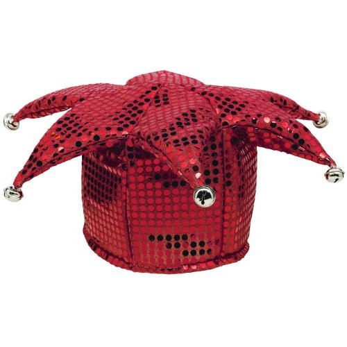 Red Sequined Jester Hats