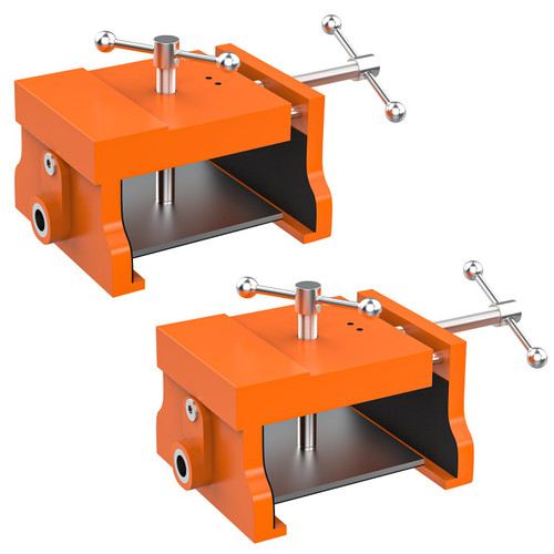 EASGIU Cabinet Clamps, Cabinetry Clamps Cabinet Face Frame Clamps Cabinet Installation Clamps Cabinet Tools, Cabinet Claw with Two Side Screws and Alignment Plate Cabinet Installation Tools (2 Pack)