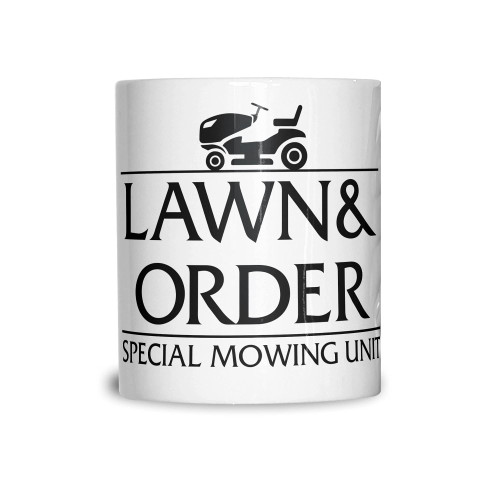 Lawn and Order Mug Special Mowing Unit Gardening Lawn Grass Summer Coffee Tea Cup White 11OZ Lawn and Order Mug Special Mowing Unit Gardening Lawn Grass Summer Coffee Tea Cup White 11OZ