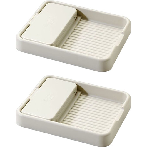 TONGNENGLIU 2Pcs Spoon And Lid Rest Lid Holder Utensil Rest Pot Lid Holder Spoon Holder For Kitchen Counter For Placing Spoons,Pot Lids,Spatulas,Utensils,Ladle,Tongs (White)