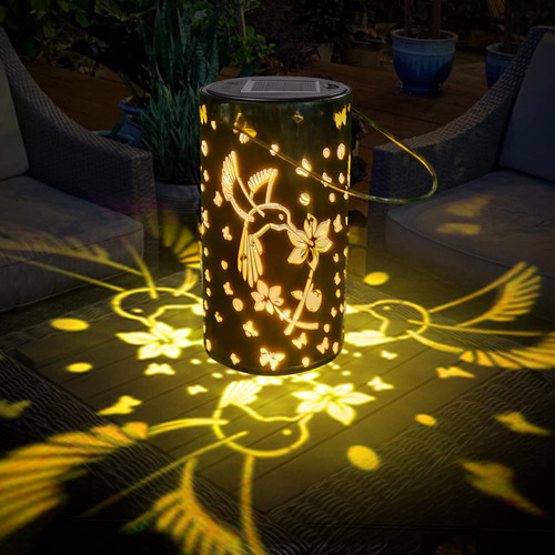 Taomika Solar Lanterns Hanging, Outdoor Hanging Solar Garden Lights Decorative Retro Metal Waterproof Solar Lamp for Patio Yard Pathway Terrace Taomika Solar Lanterns Hanging, Outdoor Hanging Solar Garden Lights Decorative Retro Metal Waterproof Solar Lamp for Patio Yard Pathway Terrace