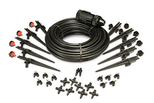 Rain Bird PATIOKIT Drip Irrigation Patio Watering Kit, Connects to Faucet, 1/4" Drip Tubing