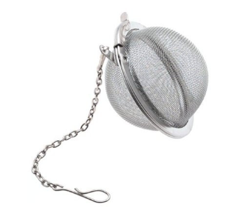 2 x Stainless Steel Tea Ball and Tea Strainer,by Progressive International