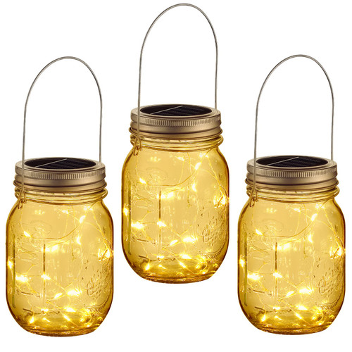 Mason Jar Solar Lantern Lights , 3Pack 30LEDs Hanging Solar Lights Outdoors Table Light Solar Mason Jar Lid Fairy Lights for Christmas Patio Garden Solar Mason Jar Lights Mason Jar Solar Lantern Lights , 3Pack 30LEDs Hanging Solar Lights Outdoors Table Light Solar Mason Jar Lid Fairy Lights for Christmas Patio Garden Solar Mason Jar Lights