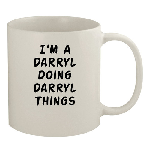 Molandra Products I'm A Darryl Doing Darryl Things - 11oz Ceramic White Coffee Mug, White