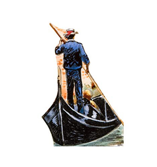 Advanced Graphics Gondola Ride Life Size Cardboard Cutout Standup - Italy Party Theme