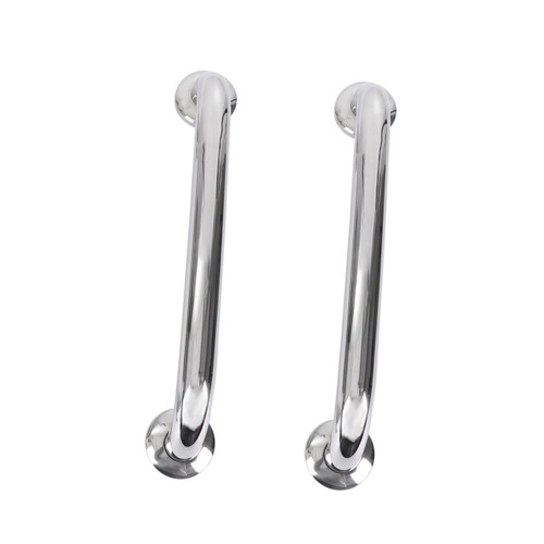 Holibanna 2pcs Toilet Handle Hand Rails for Elderly Toilet Handles for Elderly Anti Slip Shower Grab Bar Handle Bathtub Handrail Safety Hand Bar Stainless Steel Safety Fence Balance Bar Care
