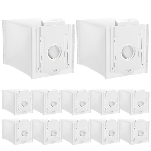 12 Pack VCA-ADB90 Dust Bag Compatible with Samsung VCA-SAE903/AA & VCA-SAE904/AA, Replacement Bags for Jet 70+ 75+ 90 Series Stick Cordless Vacuum Cleaners, Large Capacity Automatic Dust Collection Bag Compare to Part VCA-ADB90/XAA