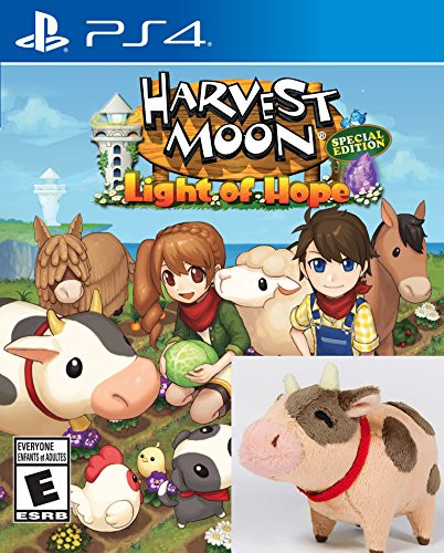 Harvest Moon®: Light of Hope Special Edition BONUS Chocolate Plush Cow for PlayStation 4